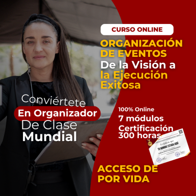 Promo Organización de Eventos: De la visión a la ejecución exitosa